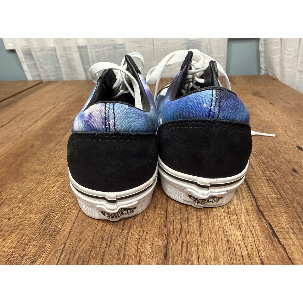 Vans‎ Old Skool Galaxy Print Suede Canvas Lace Up Sneakers Women's Size 7 - Picture 3 of 7